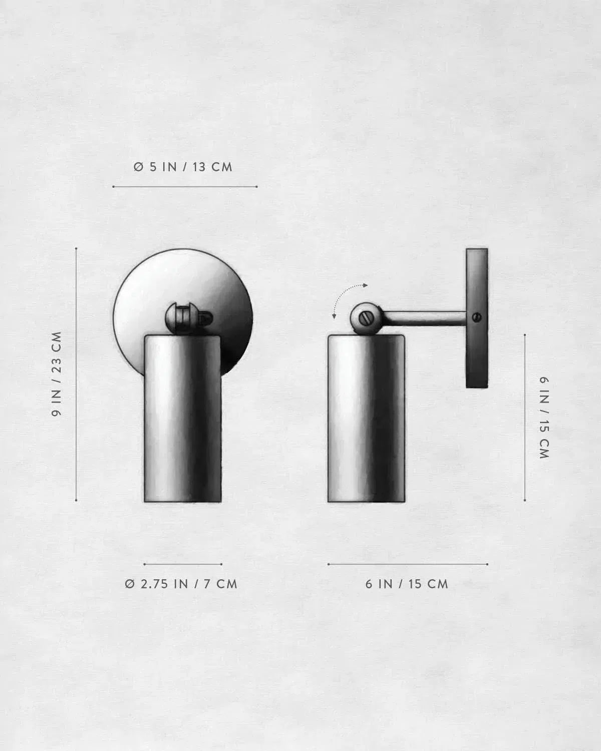 Cylinder Sconce