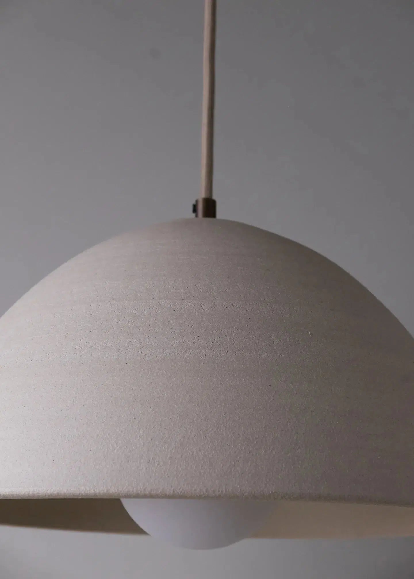 Half Dome Pendant in Chalk