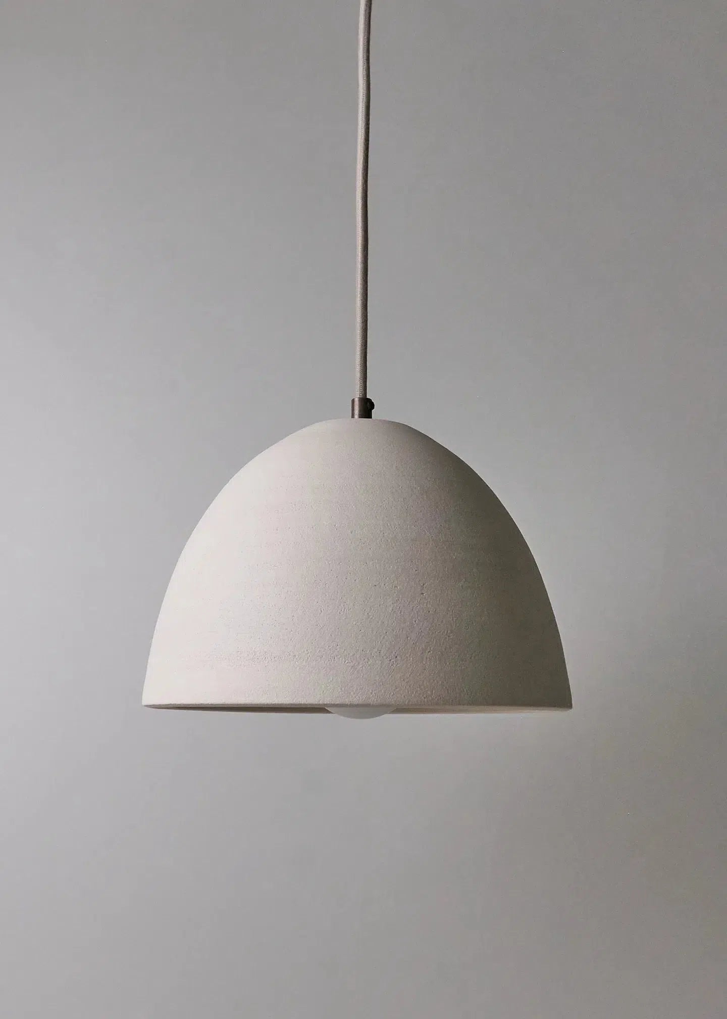 Half Dome Pendant in Chalk