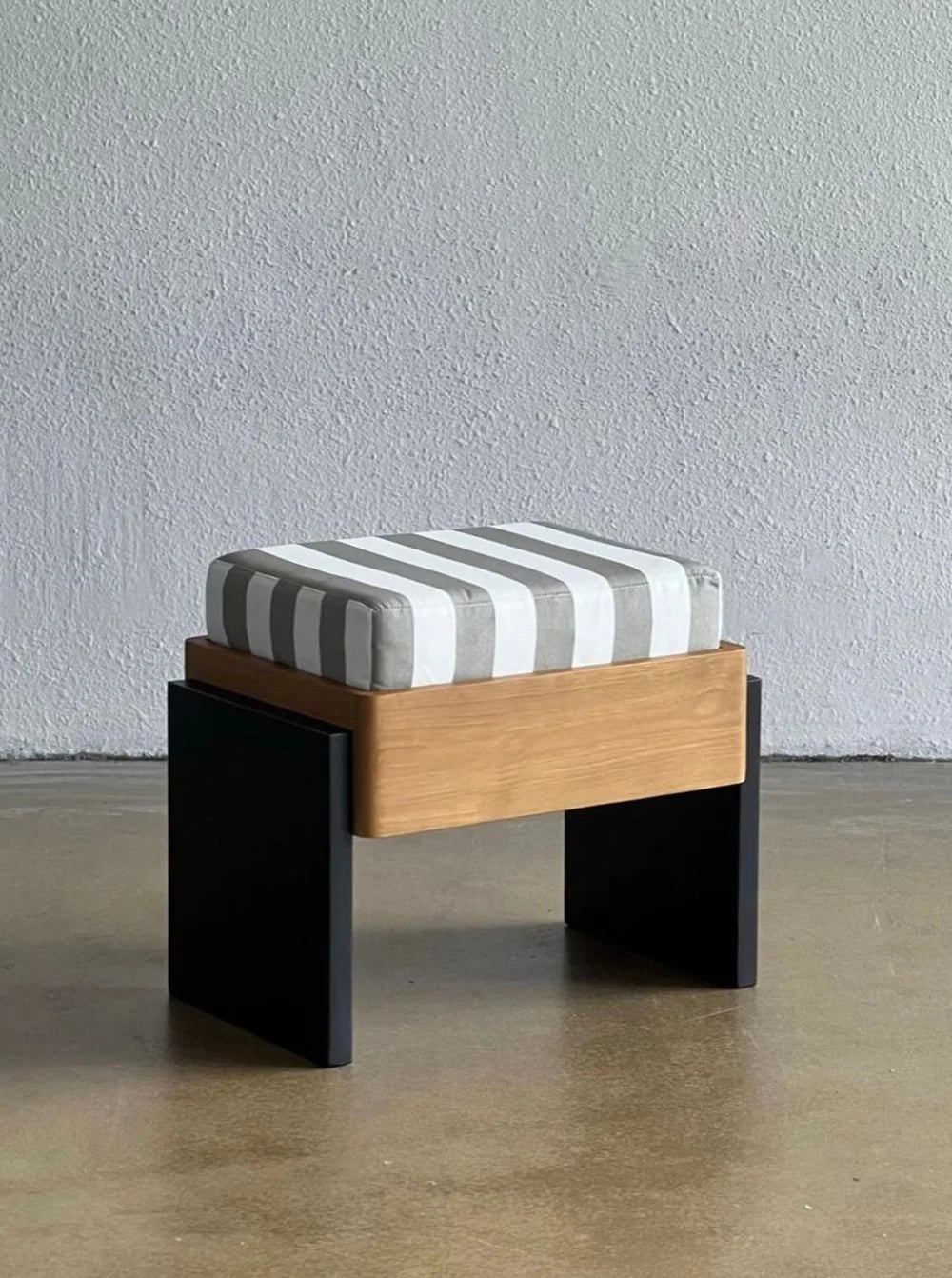 Stripped Ottoman